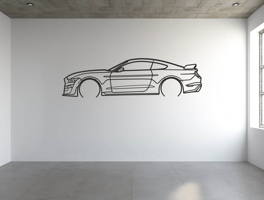 Mustang S550 - Metal Wall Art - Metal Art