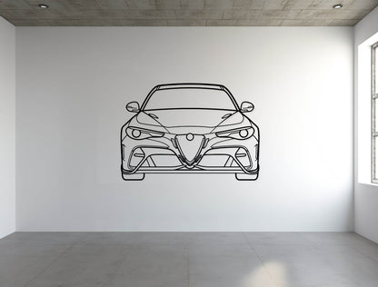 Giulia GTAm - Metal Wall Art - Metal Art