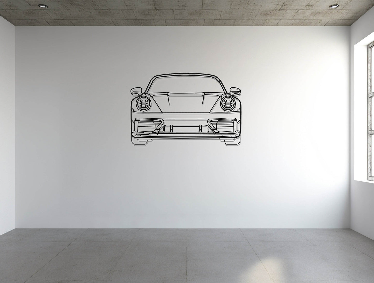 911 Model 992 Front - Metal Wall Art - Metal Art