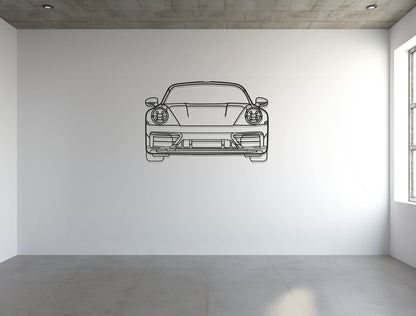 911 Model 992 Front - Metal Wall Art - Metal Art