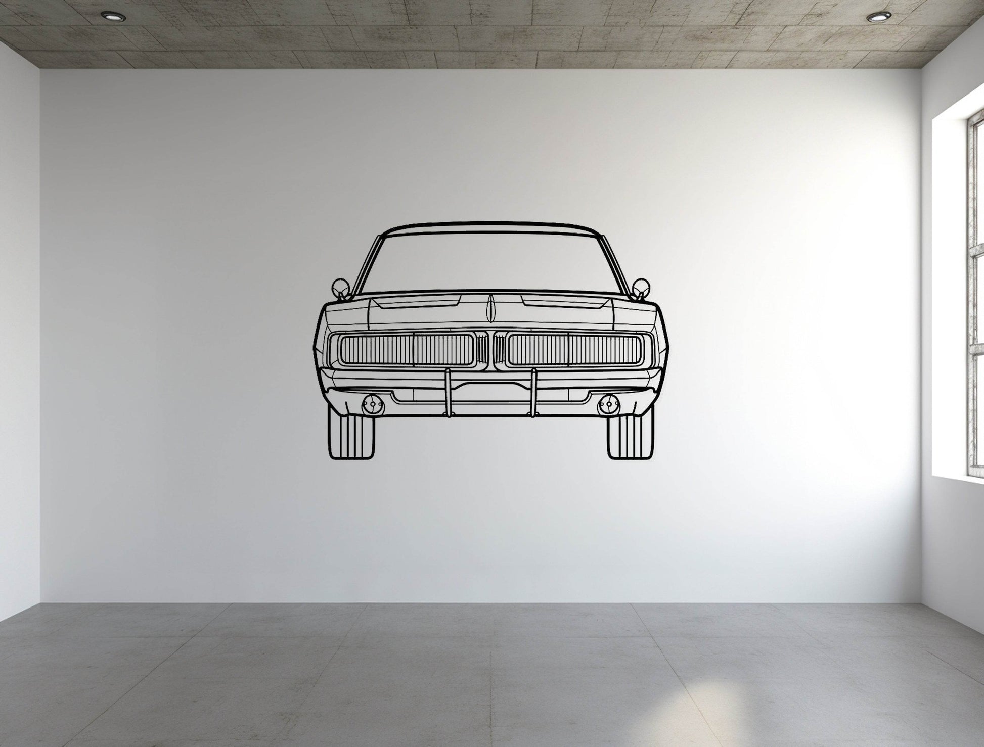 Charger 1969 - Metal Wall Art - Metal Art