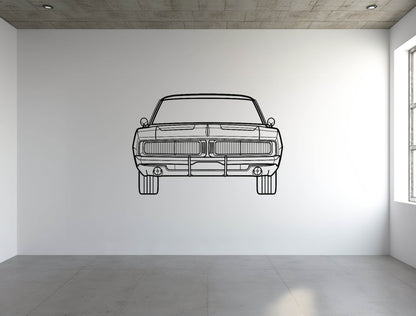 Charger 1969 - Metal Wall Art - Metal Art