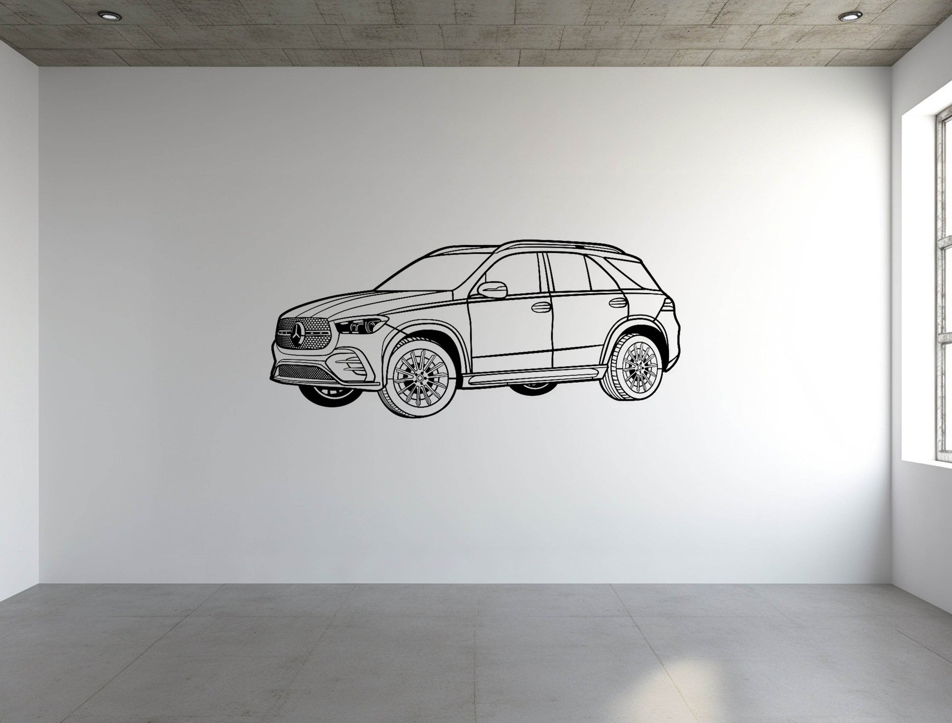 2024 GLE 350 Perspective - Metal Wall Art - Metal Art