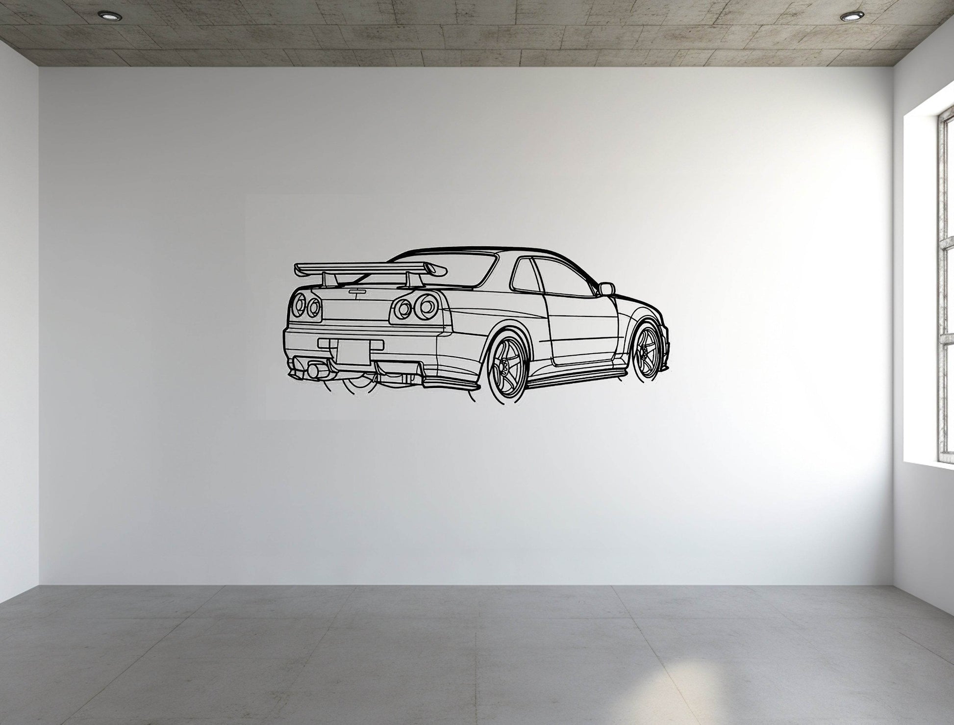 R34 GTR Nismo - Metal Wall Art - Metal Art