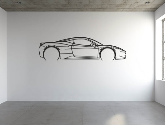 458 Italia - Metal Wall Art - Metal Art