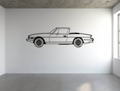 Triumph Stag Side View- Metal Wall Art - Metal Art