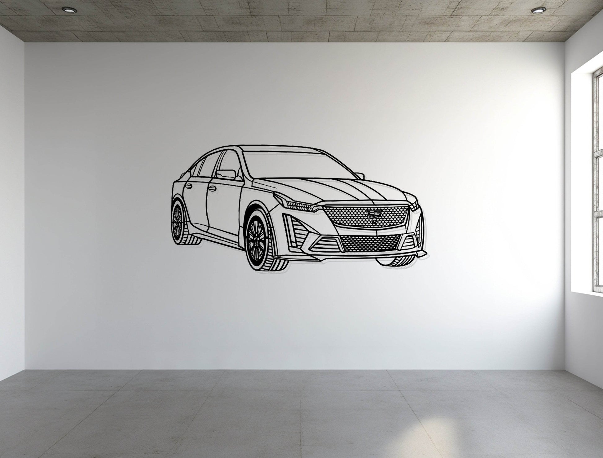 CT5-V Blackwing Perspective - Metal Wall Art - Metal Art
