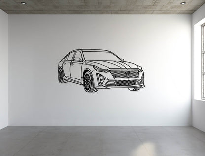 CT5-V Blackwing Perspective - Metal Wall Art - Metal Art