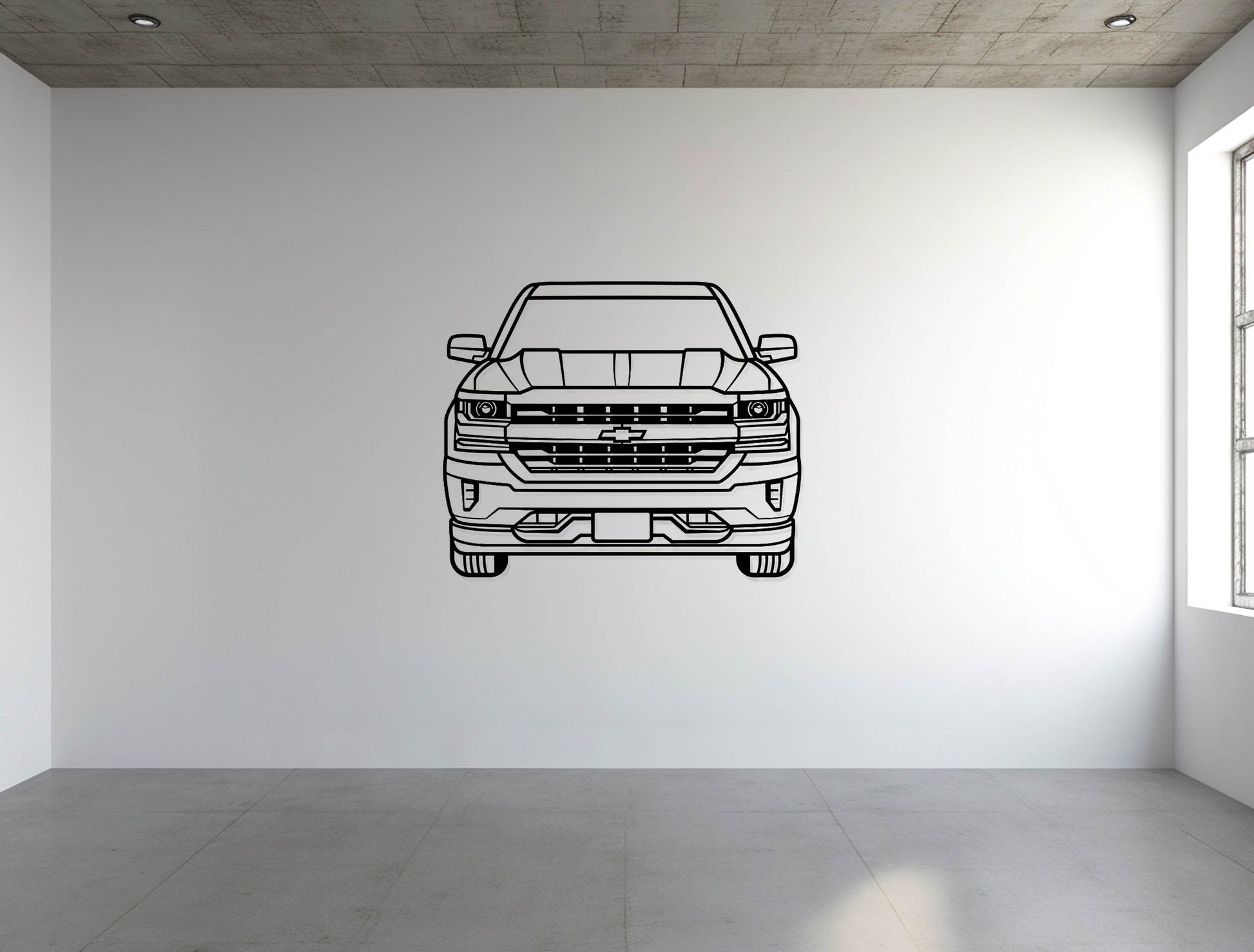 Silverado 1500 Z71 - Metal Wall Art - Metal Art