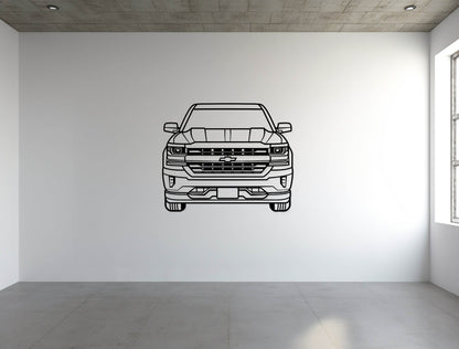 Silverado 1500 Z71 - Metal Wall Art - Metal Art