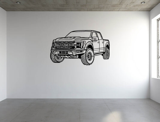 Raptor R Perspective - Metal Wall Art - Metal Art