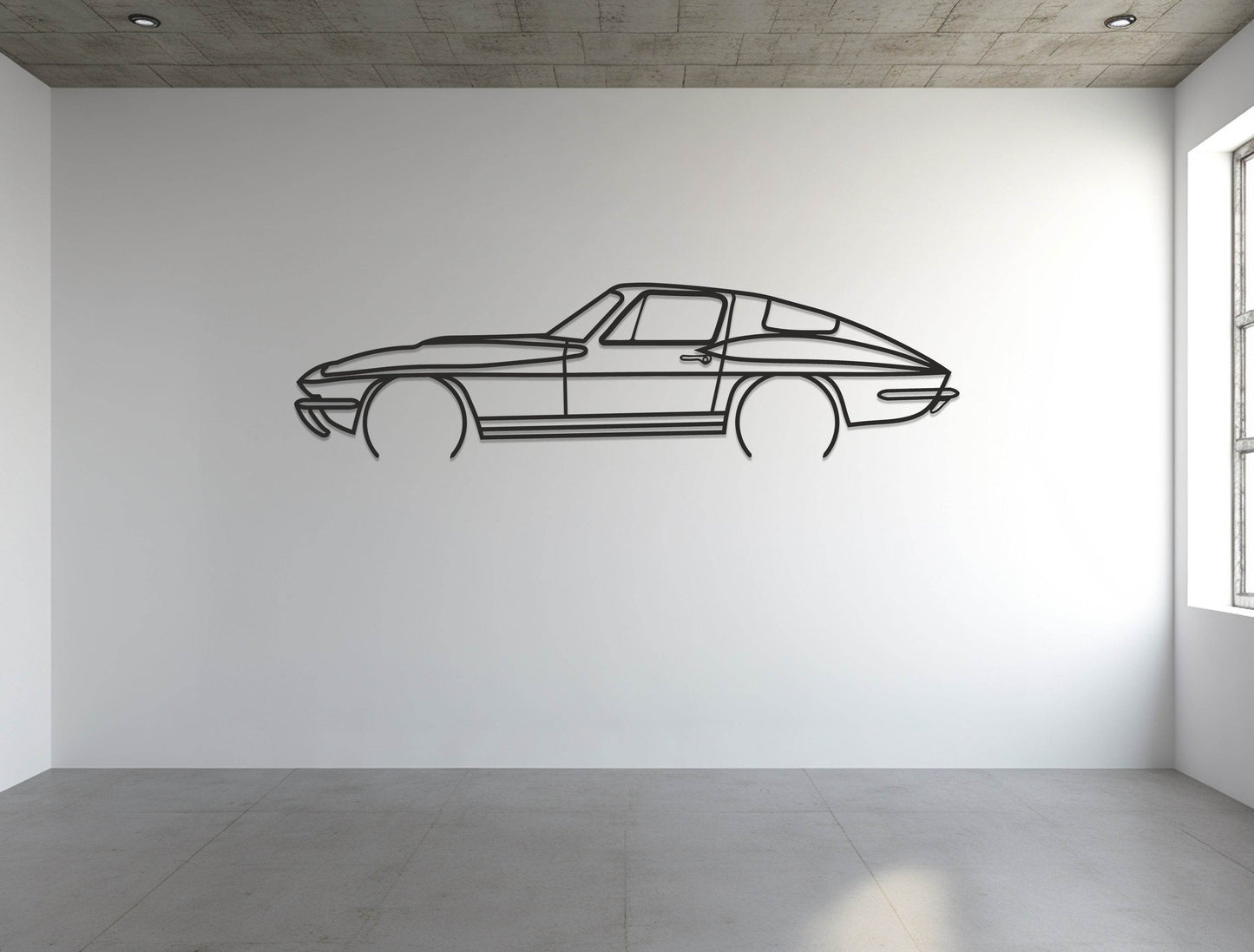 Corvette C2 Sting Ray - Metal Wall Art - Metal Art