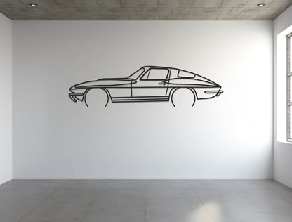 Corvette C2 Sting Ray - Metal Wall Art - Metal Art
