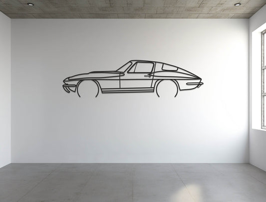 Corvette C2 Sting Ray - Metal Wall Art - Metal Art