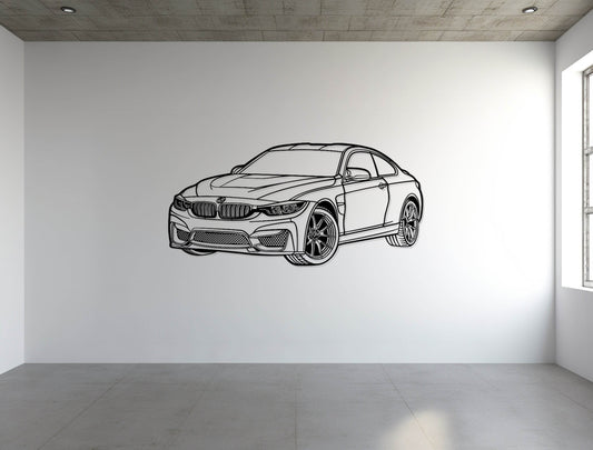 F82 M4 Perspective - Metal Wall Art - Metal Art