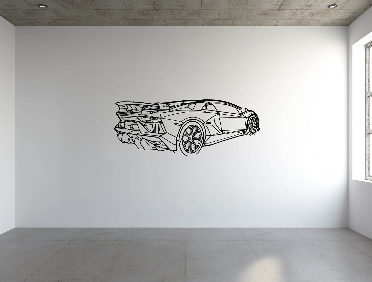 Aventador SVJ Roadster - Metal Wall Art - Metal Art