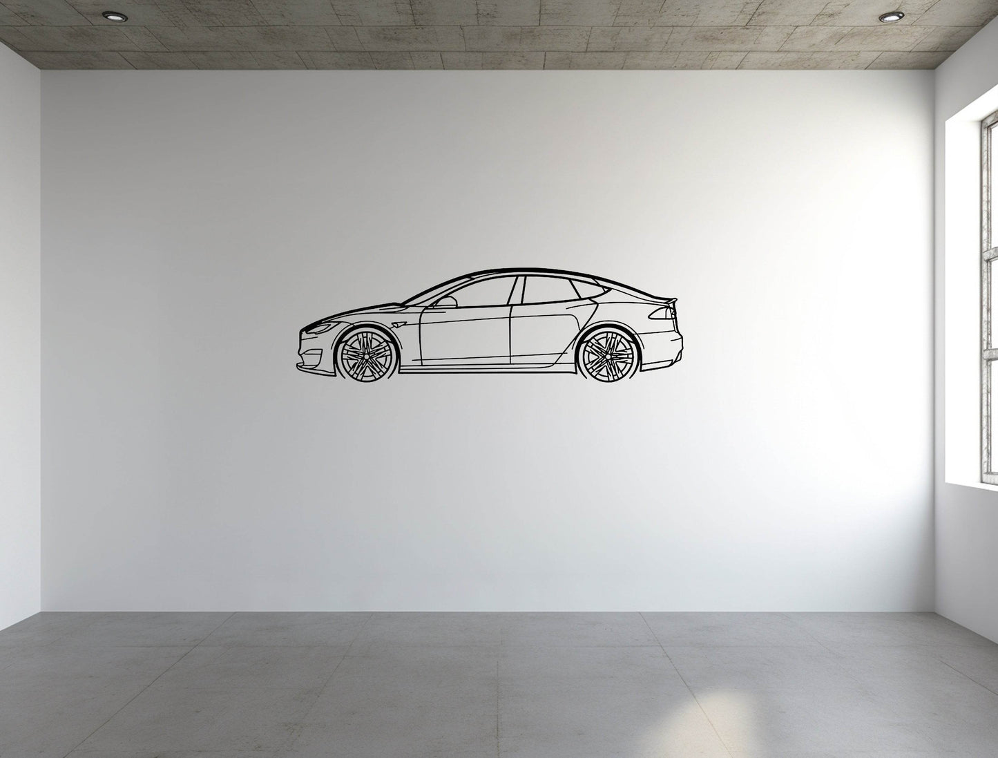 Model S Plaid 2022 - Metal Wall Art - Metal Art