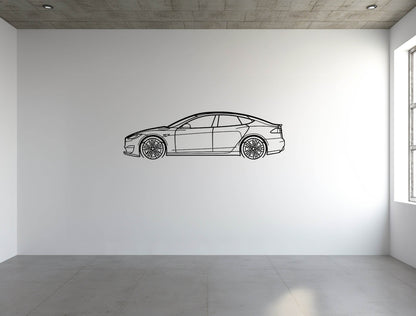 Model S Plaid 2022 - Metal Wall Art - Metal Art