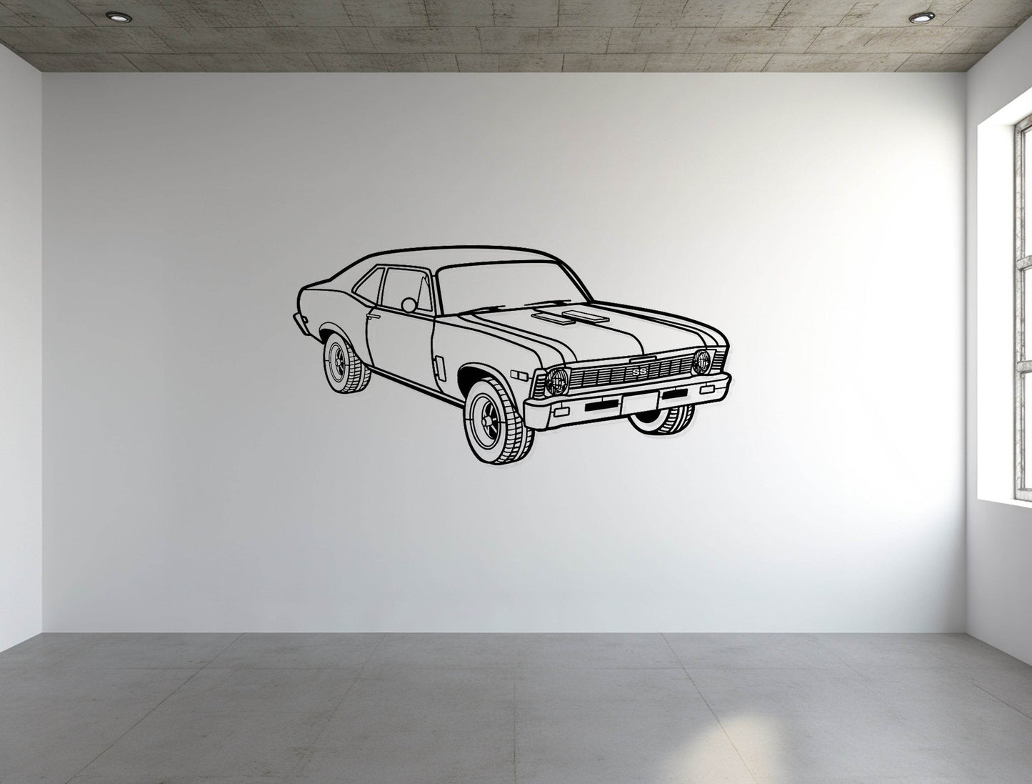 1969 Nova Yenko Perspective - Metal Wall Art - Metal Art