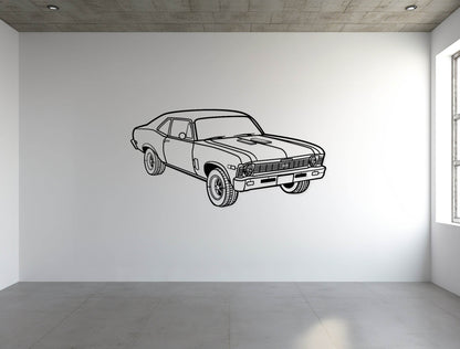 1969 Nova Yenko Perspective - Metal Wall Art - Metal Art