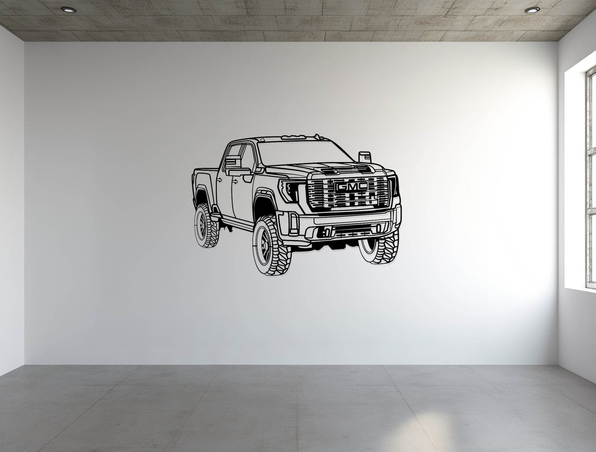 Sierra 2500 Denali - Metal Wall Art - Metal Art