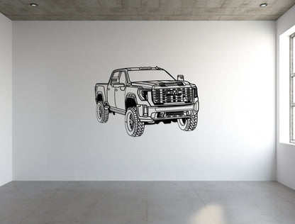 Sierra 2500 Denali - Metal Wall Art - Metal Art