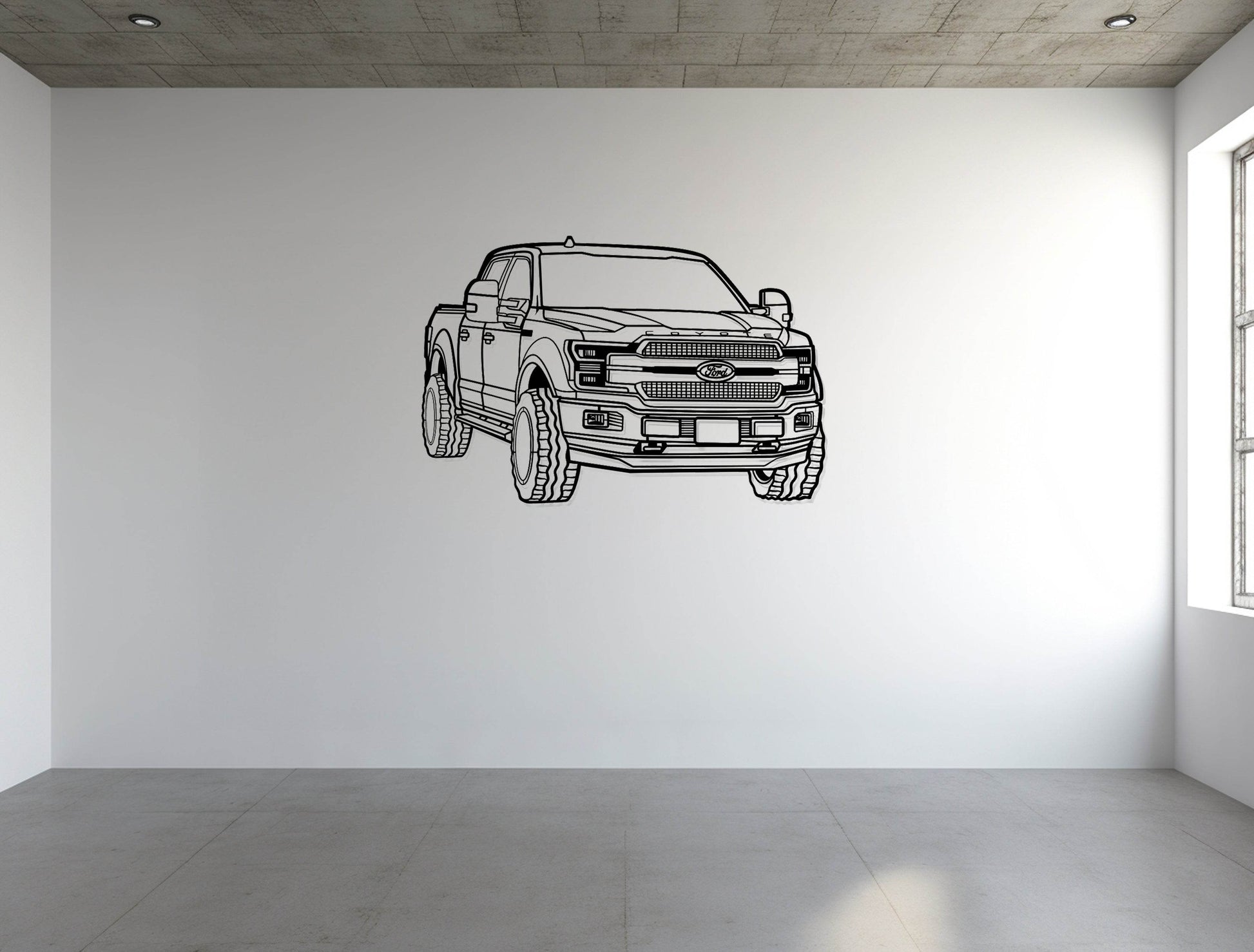 F-150 Perspective - Metal Wall Art - Metal Art