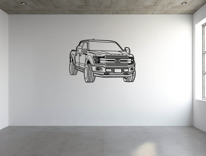 F-150 Perspective - Metal Wall Art - Metal Art
