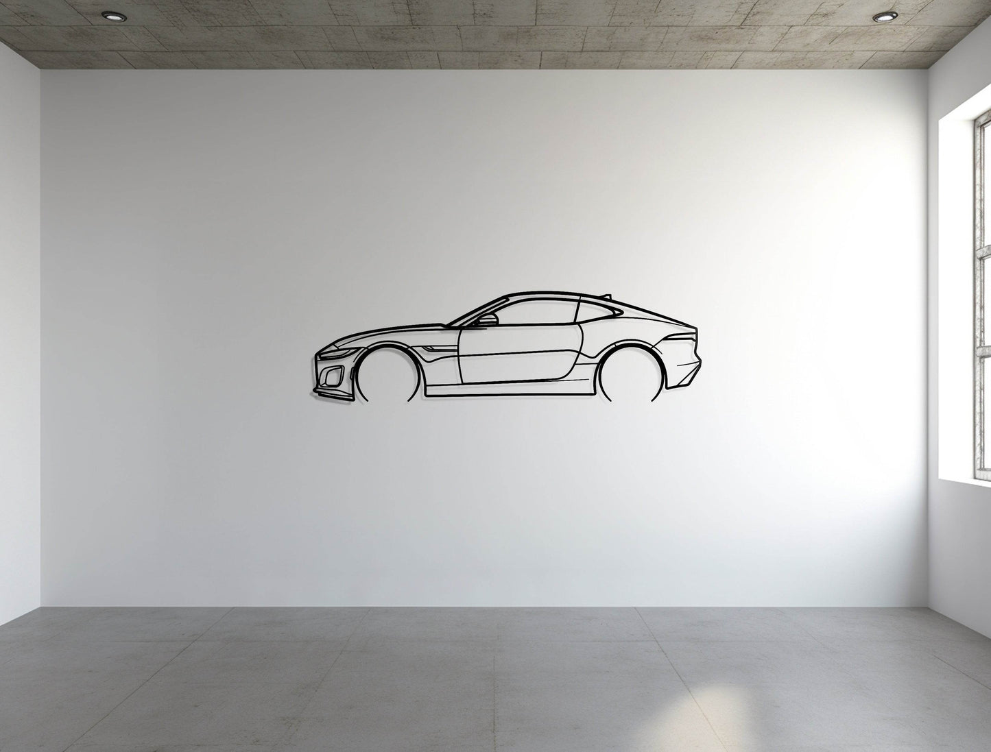F Type P300 - Metal Wall Art - Metal Art