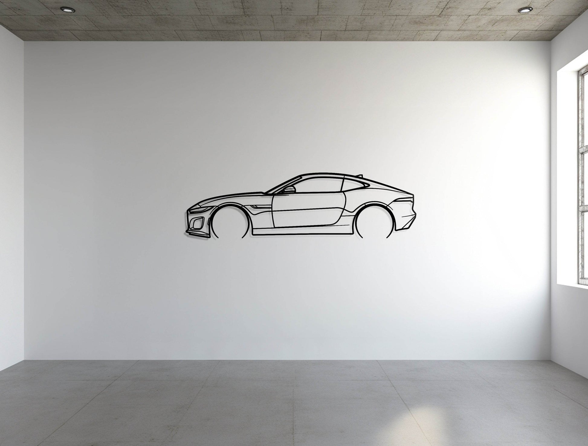 F Type P300 - Metal Wall Art - Metal Art