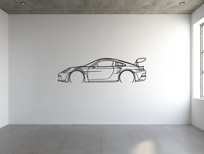 911 GT3 RS 992 - Metal Wall Art - Metal Art