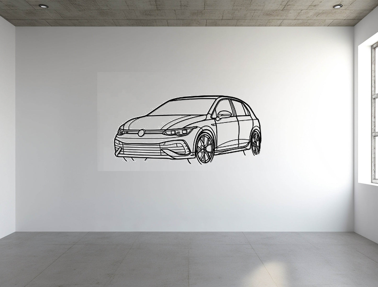 Golf R 2023 - Metal Wall Art - Metal Art