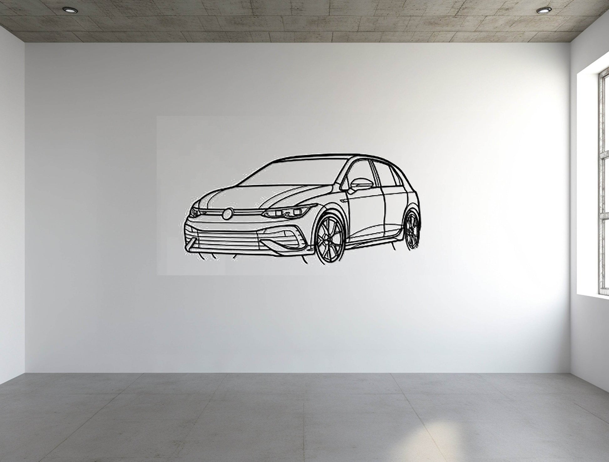 Golf R 2023 - Metal Wall Art - Metal Art