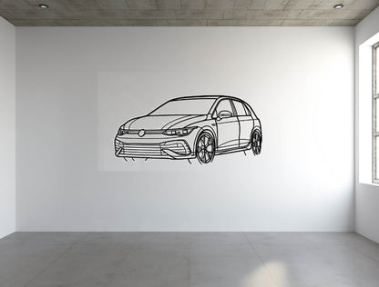 Golf R 2023 - Metal Wall Art - Metal Art