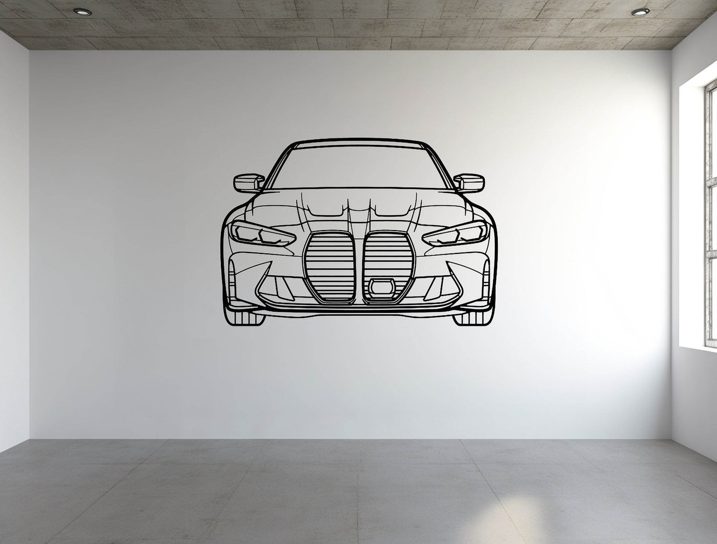 G80 M3 Front - Metal Wall Art - Metal Art
