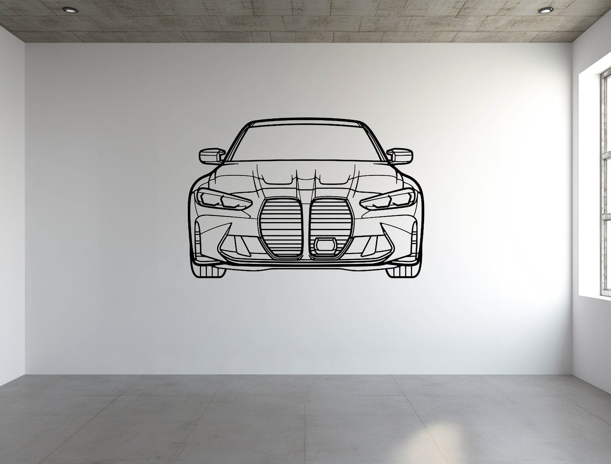 G80 M3 Front - Metal Wall Art - Metal Art