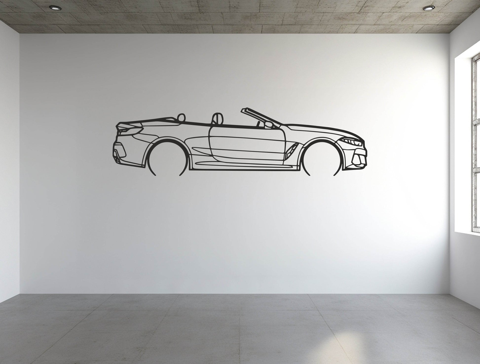 8 Series Convertible (G14) - Metal Wall Art - Metal Art