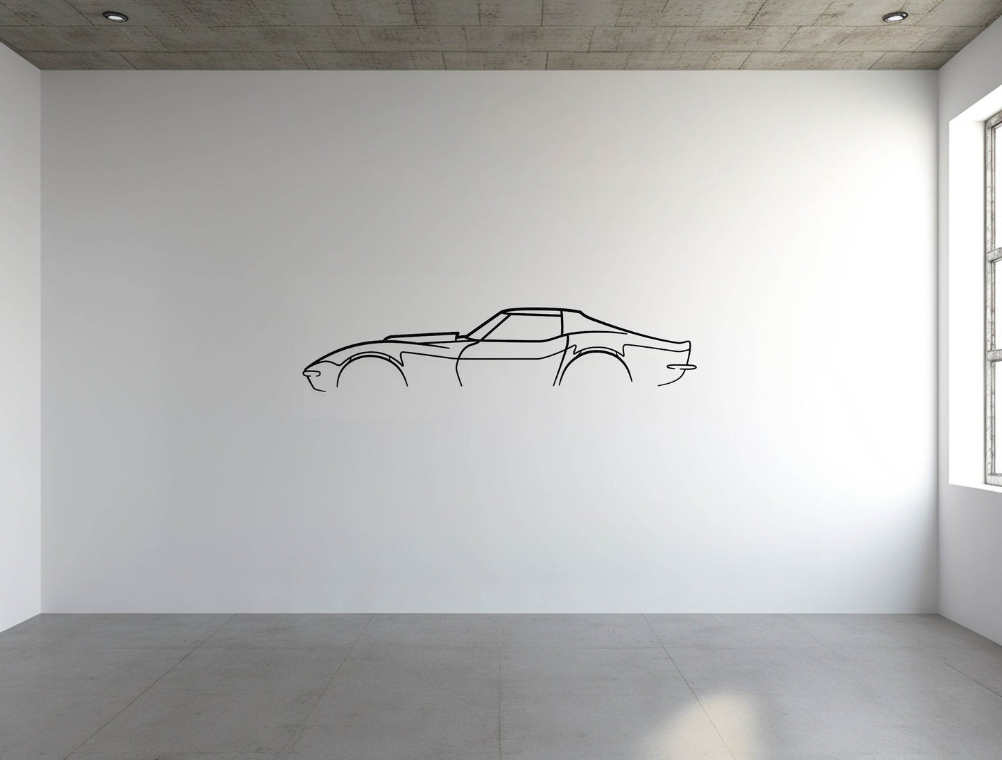 Corvette c3 L88 - Metal Wall Art - Metal Art