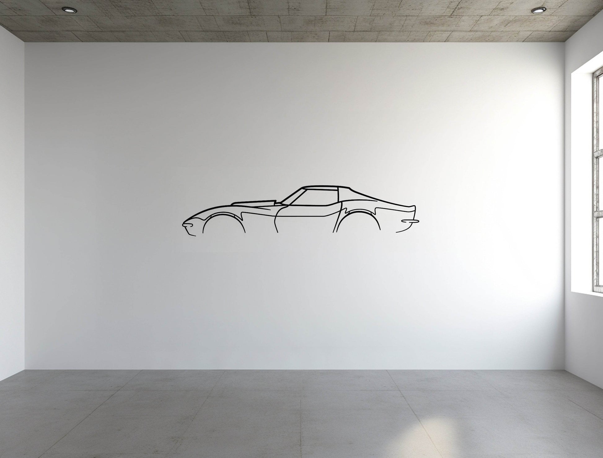 Corvette c3 L88 - Metal Wall Art - Metal Art