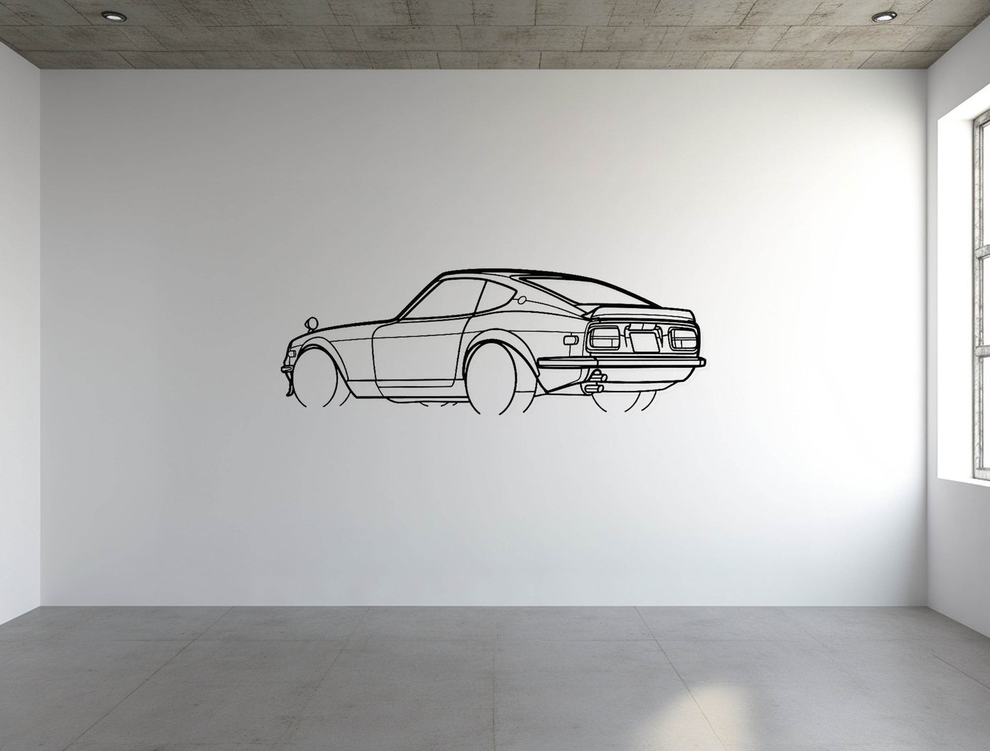 240Z 1972 - Metal Wall Art - Metal Art