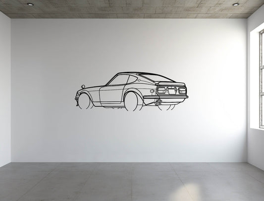 240Z 1972 - Metal Wall Art - Metal Art