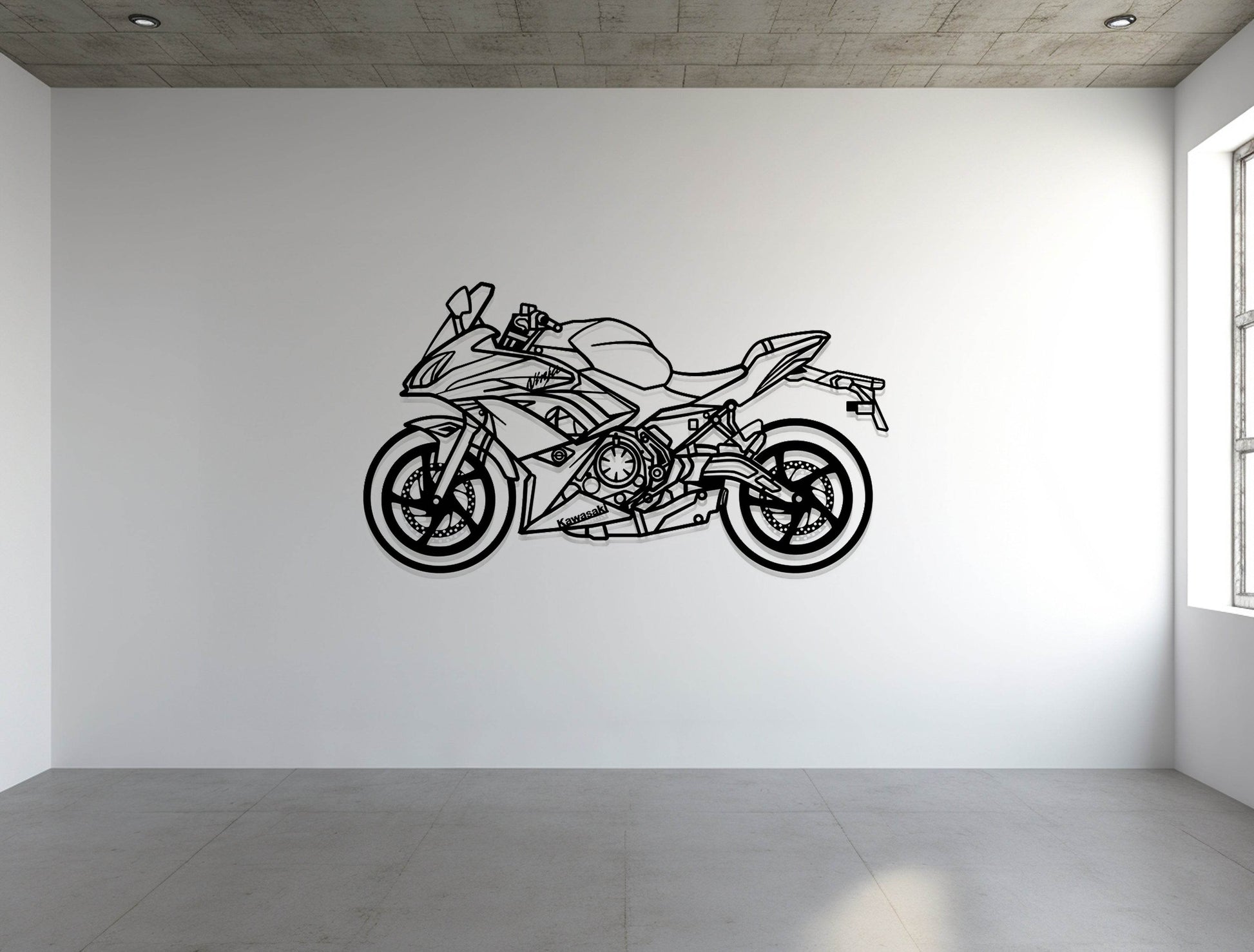 Ninja EX650M - Metal Wall Art - Metal Art