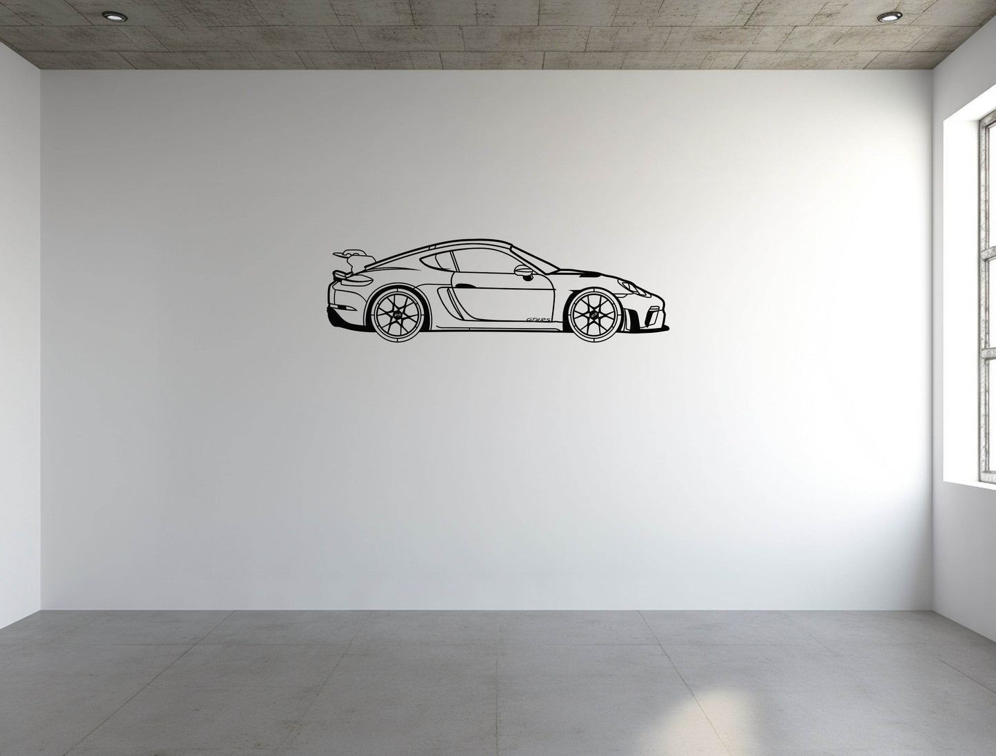 718 Cayman GT4 RS - Metal Wall Art - Metal Art