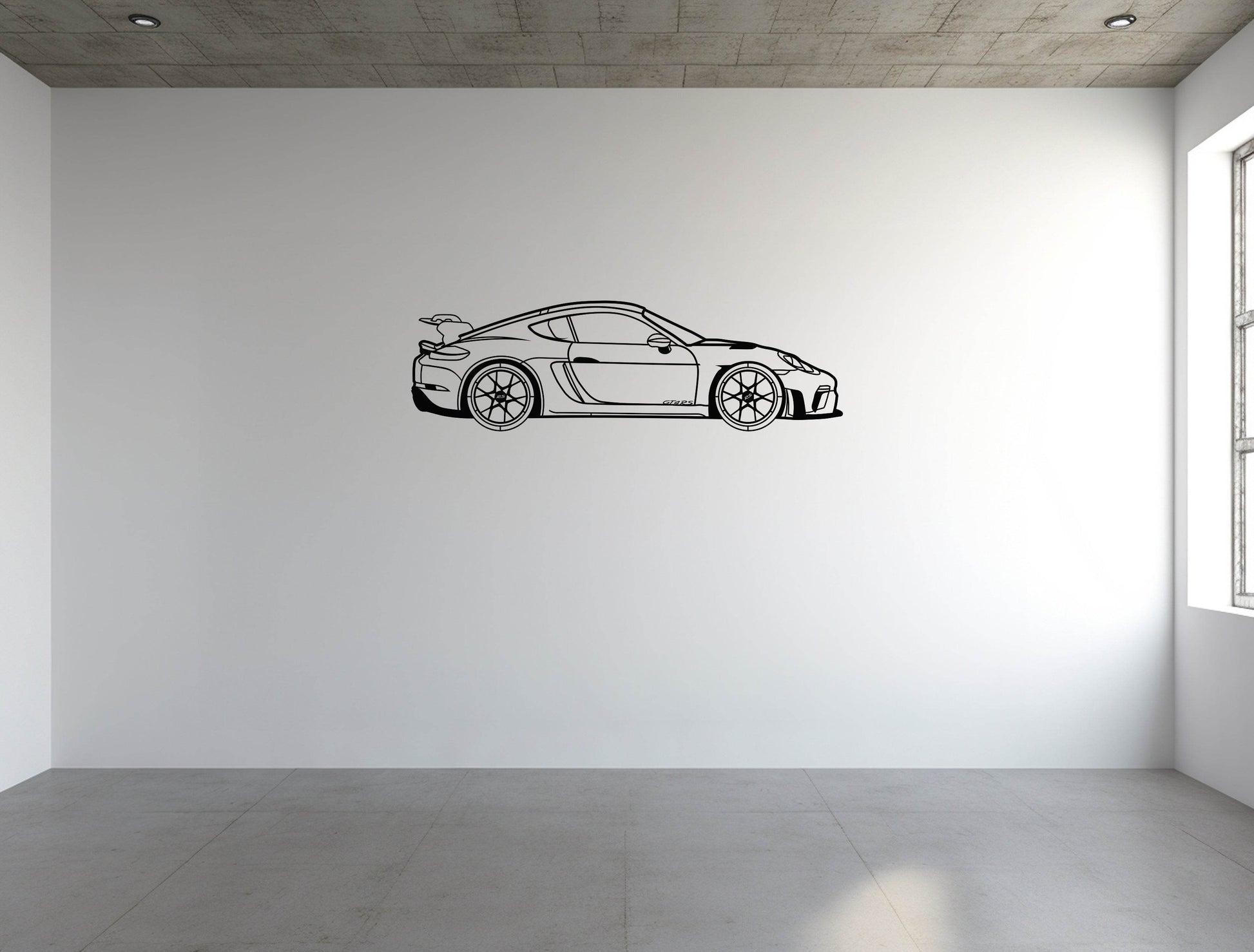 718 Cayman GT4 RS - Metal Wall Art - Metal Art