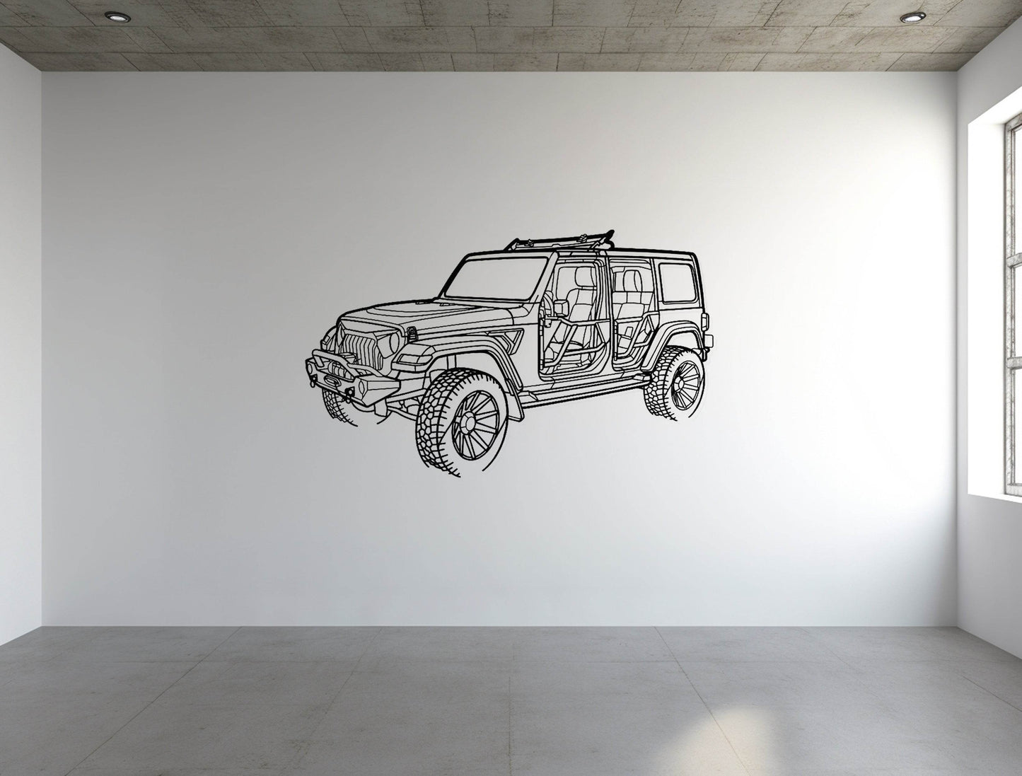 Wrangler 2022 - Metal Wall Art - Metal Art