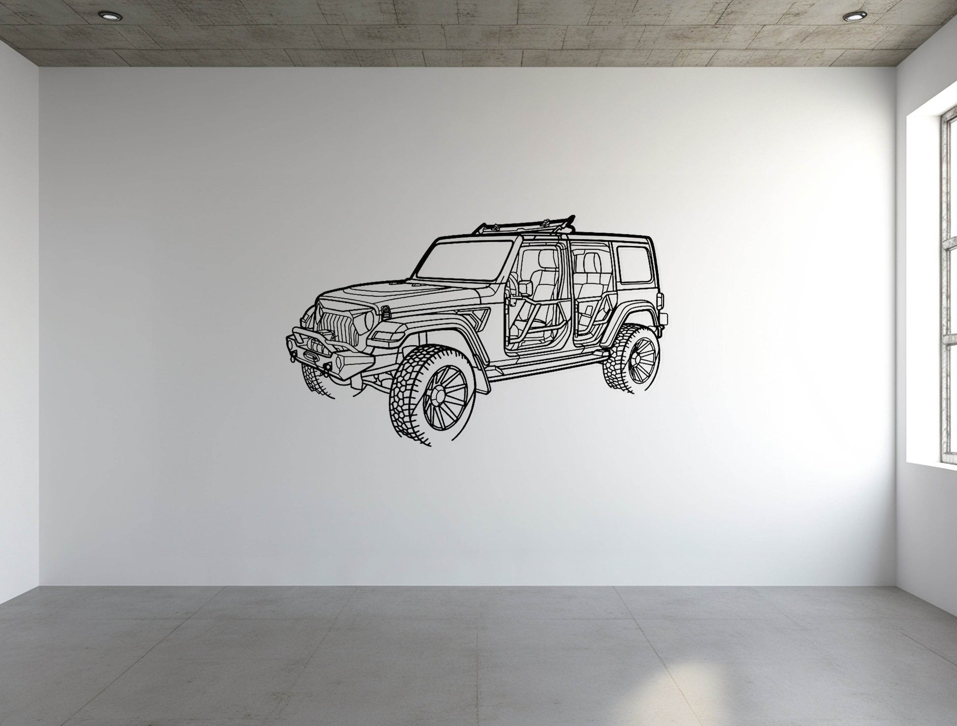 Wrangler 2022 - Metal Wall Art - Metal Art
