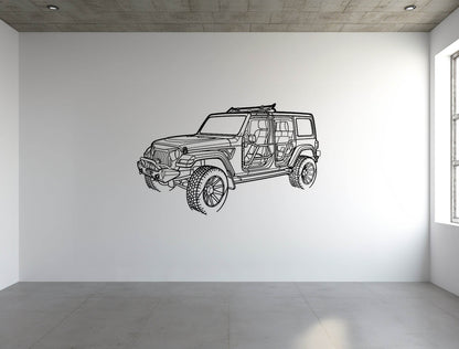 Wrangler 2022 - Metal Wall Art - Metal Art