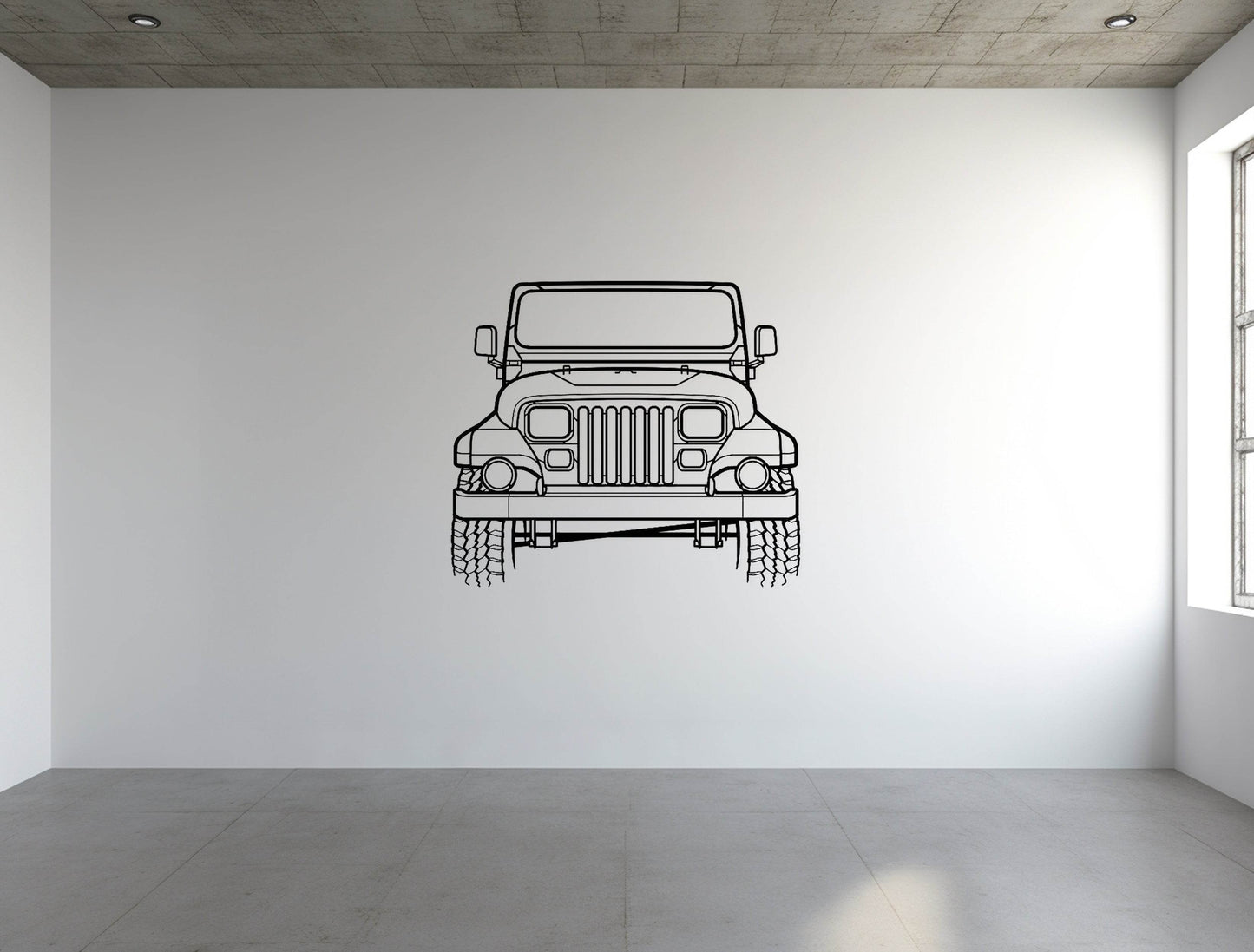 Wrangler Sahara 1988 - Metal Wall Art - Metal Art