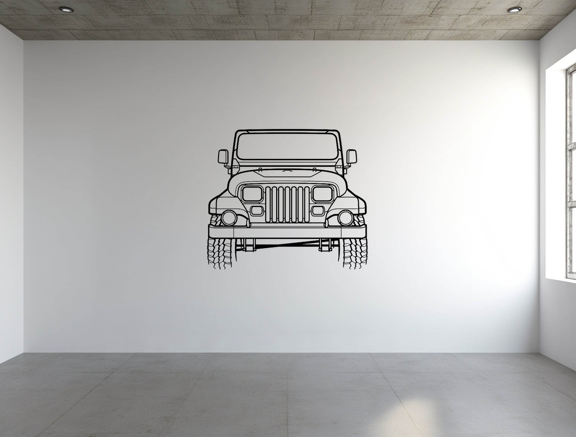 Wrangler Sahara 1988 - Metal Wall Art - Metal Art