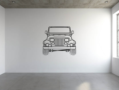 Wrangler Sahara 1988 - Metal Wall Art - Metal Art